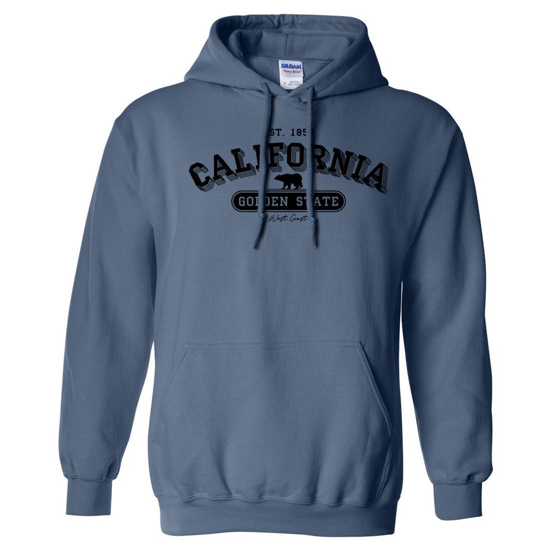 California Golden State 1850 Sweatshirt Hoodie - California Republic Clothes