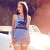 California Republic Vintage Flag Racerback Tank Top