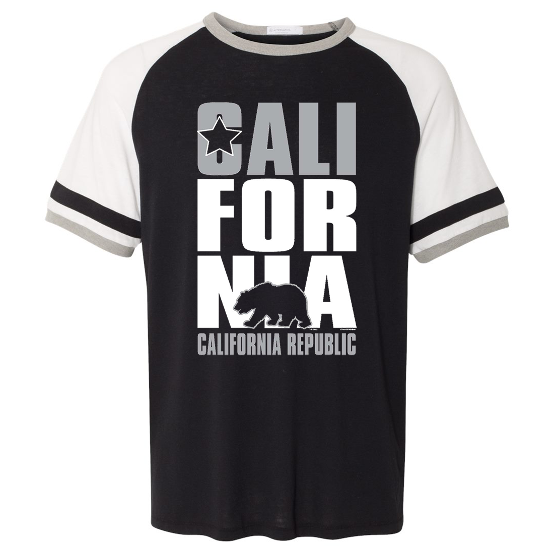 California Republic Silver Jersey Slapshot Tee