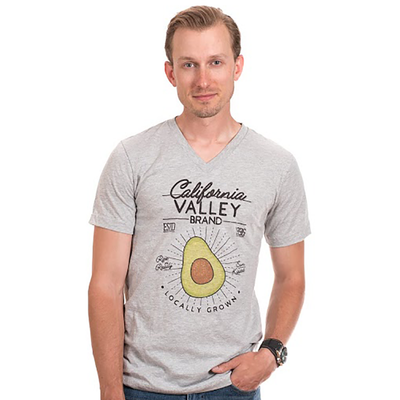 california grown avocado Asst Colors V-Neck