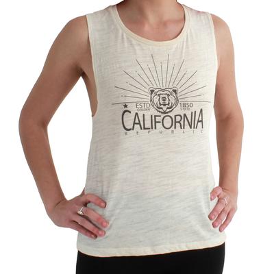 California Republic Golden State Women's Muscle Tank