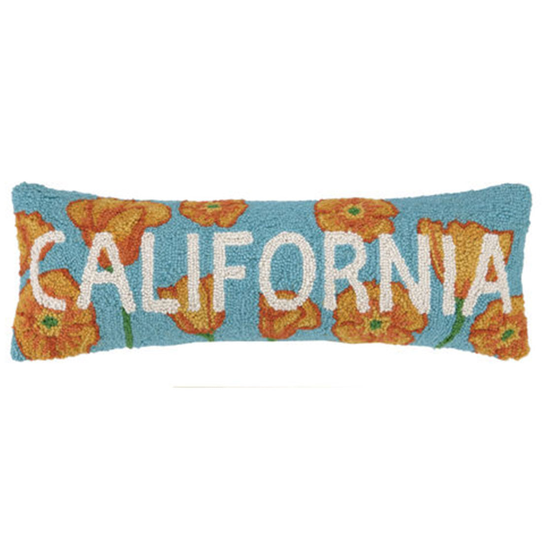 California Poppy Throw Pillow