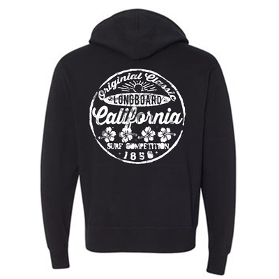 California Original Classic Premium Unisex French Terry Full-Zip Sweatshirt - Black