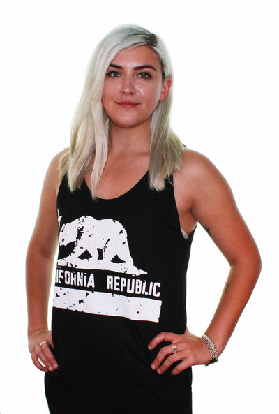 California Flag Silhouette Unisex Tank Top