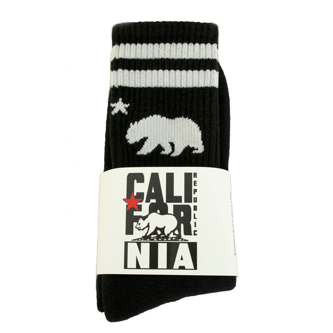 California Black Skater Socks