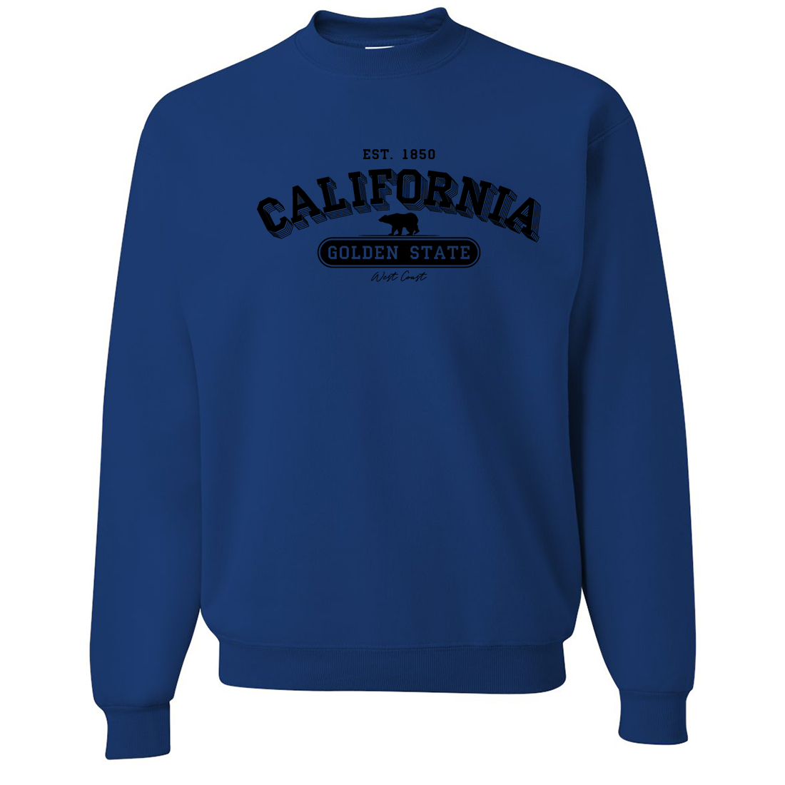 California Golden State 1850 Zip-Up Hoodie - California Republic Clothes