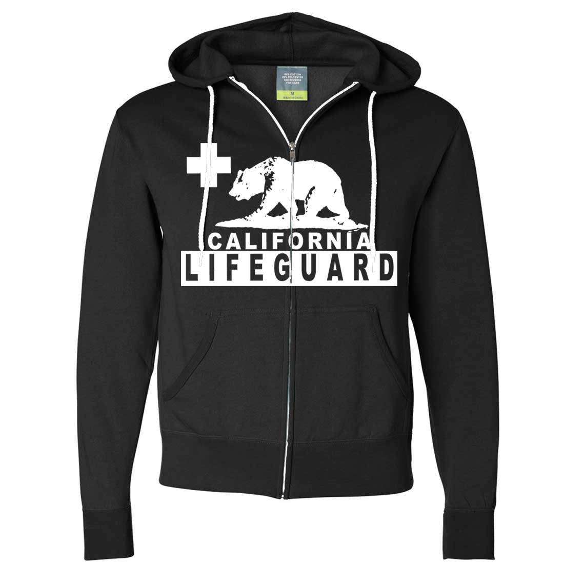 California Lifeguard Zip-Up Hoodie - California Republic Clothes