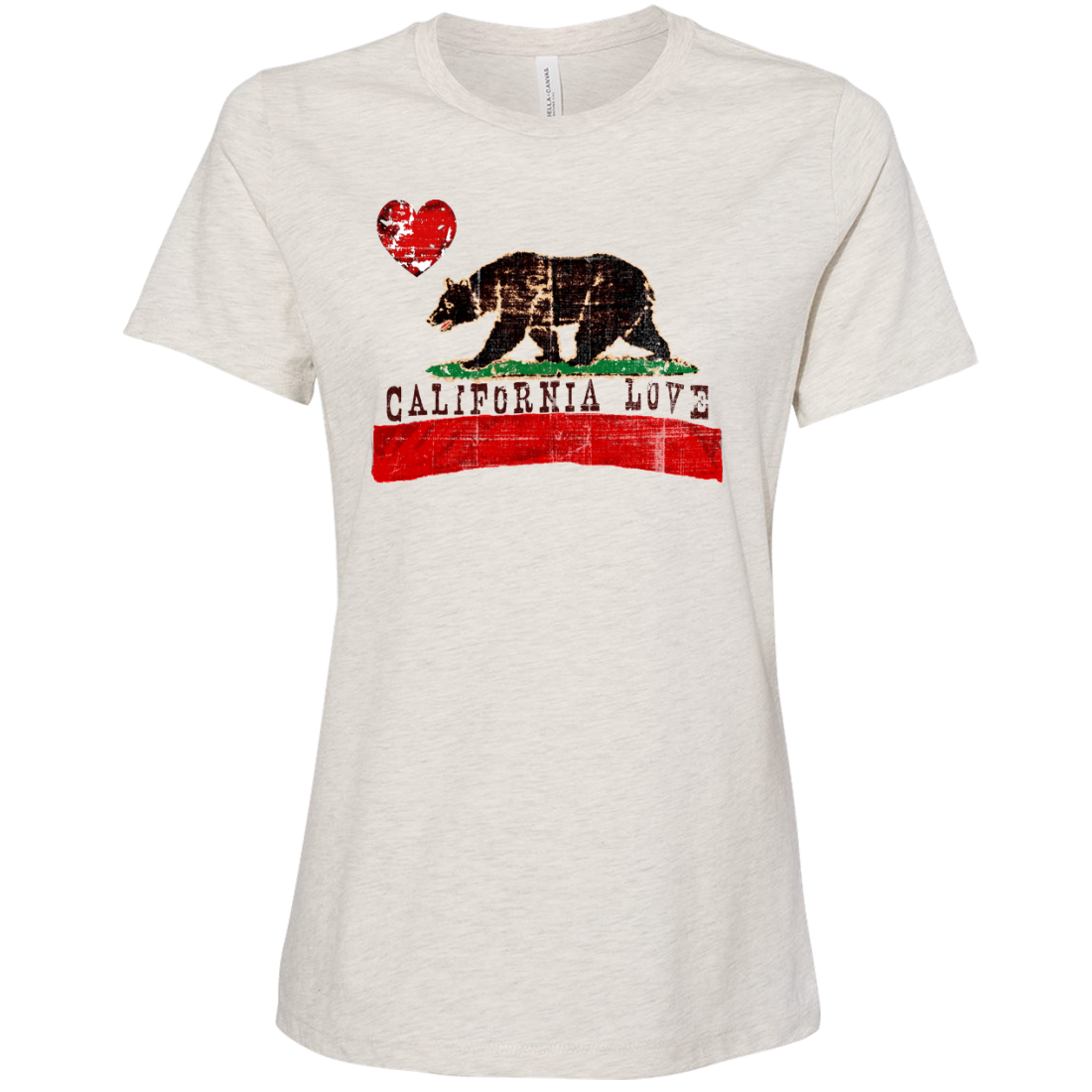 California Classic Sunrise Surfing Women's Relaxed Jersey Tee