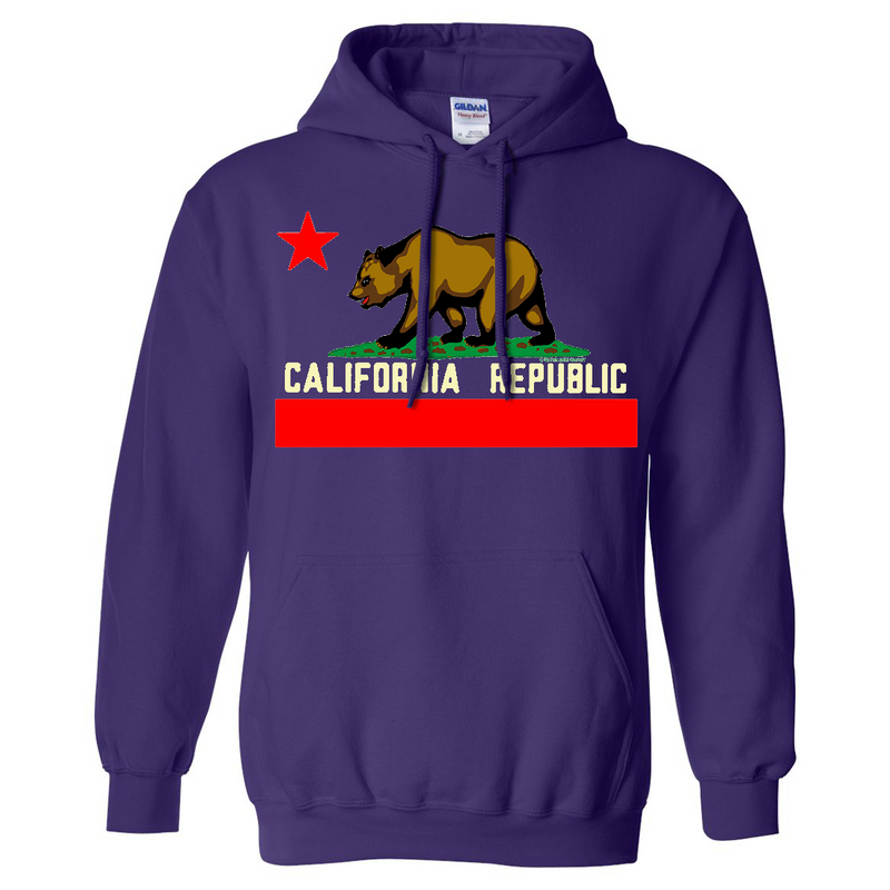 California State Flag Borderless Sweatshirt Hoodie - California ...