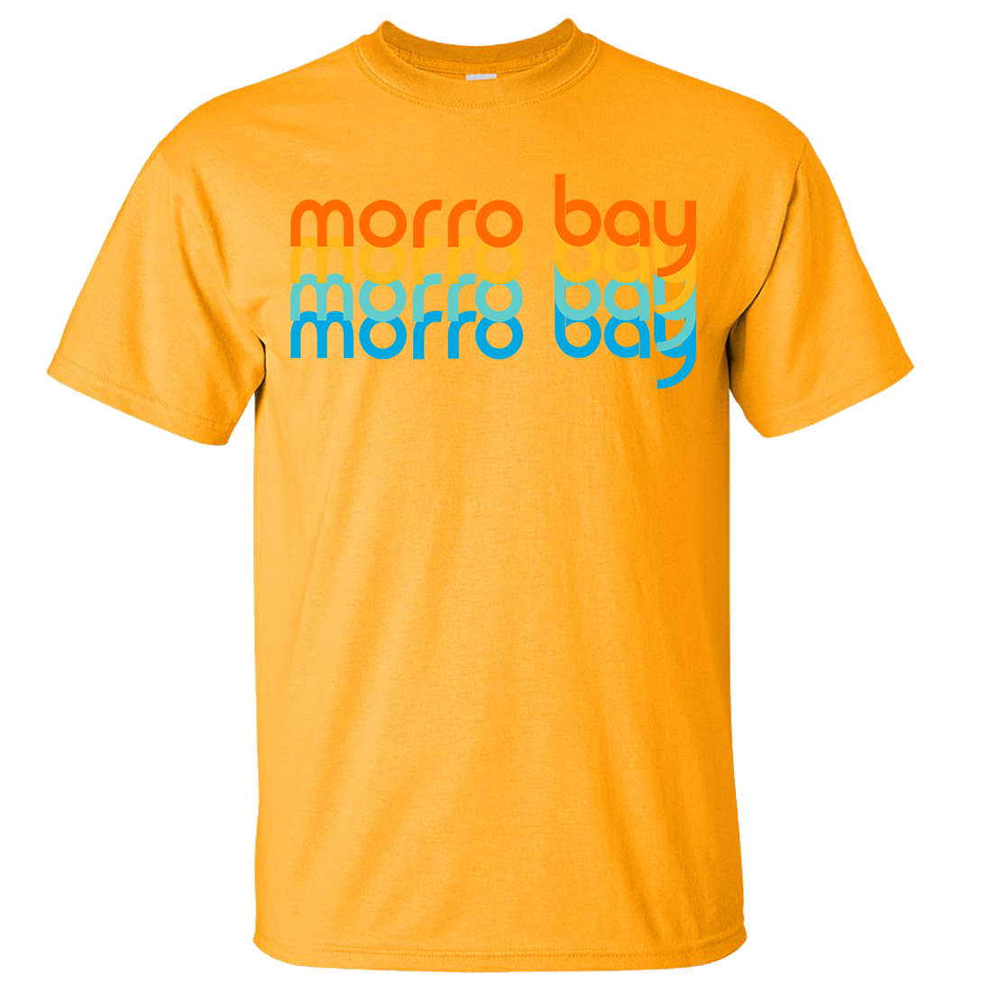 Morro Bay Athletics Asst Colors Mens Lightweight Fitted T-Shirt