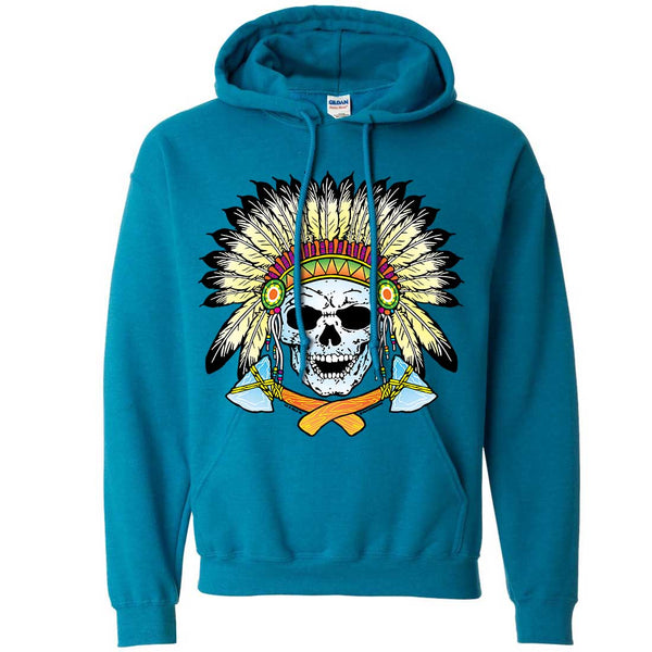 Miskeen offers Men's Native Skull Hoodie