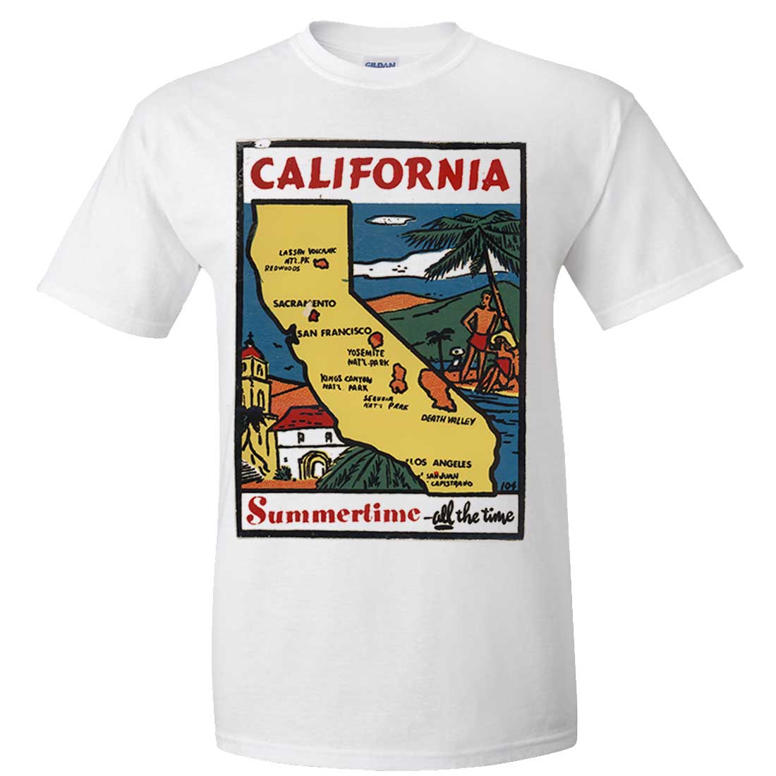 California Golden State 1850 Asst Colors T-shirt/tee - California Republic  Clothes